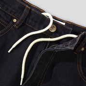 Cash Only Logo Denim Shorts - Washed Black