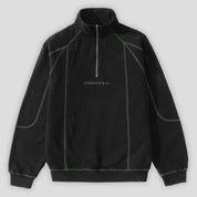 Cash Only Stencil Quarter Zip - Black