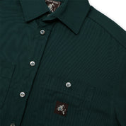 Pass~Port Australian Manufactured Short Sleeve Work Shirt - Jade Green