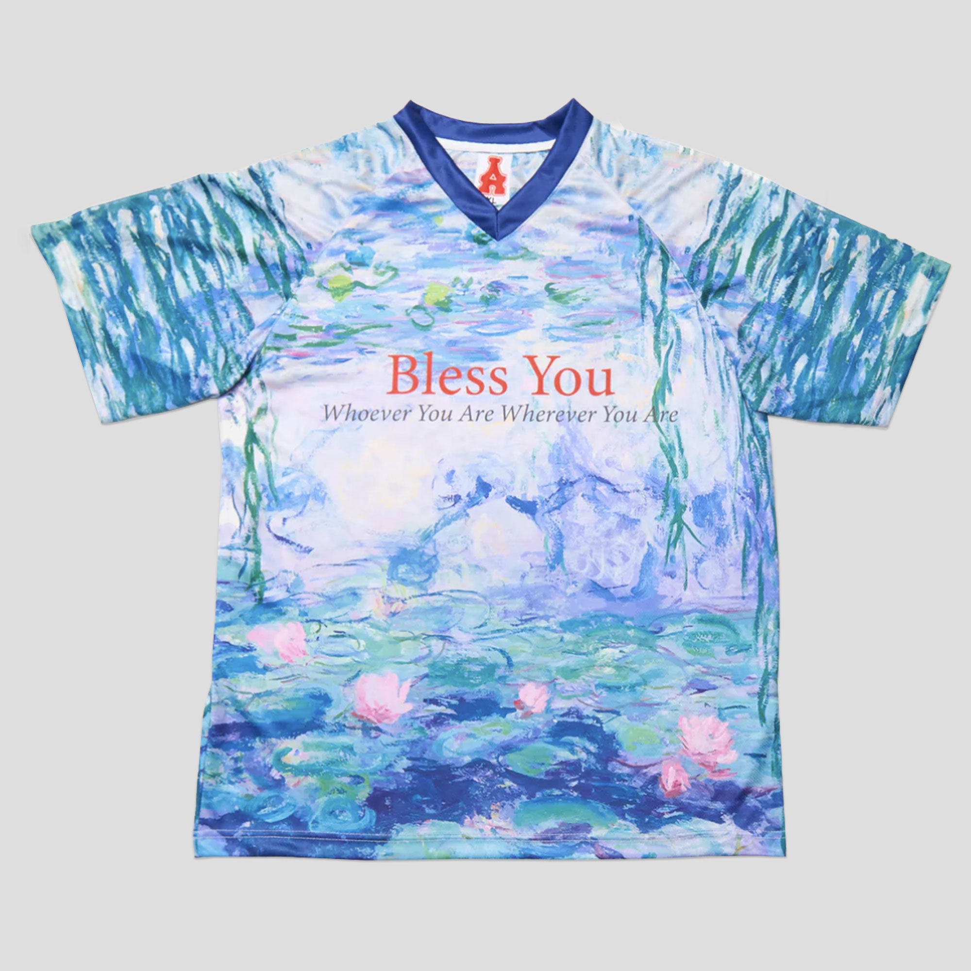 Arcade Bless You Football Jersey - Waterlily