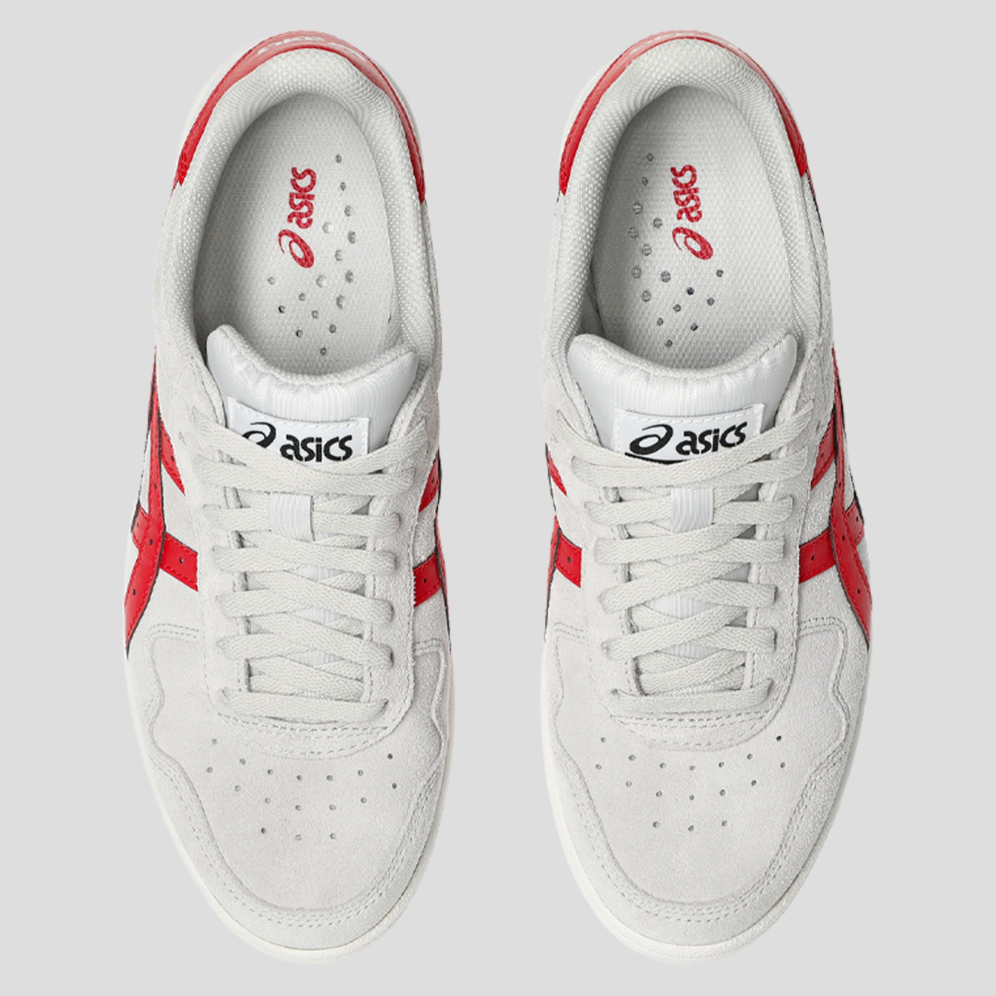 Asics Japan Pro - Cloud Grey / Classic Red