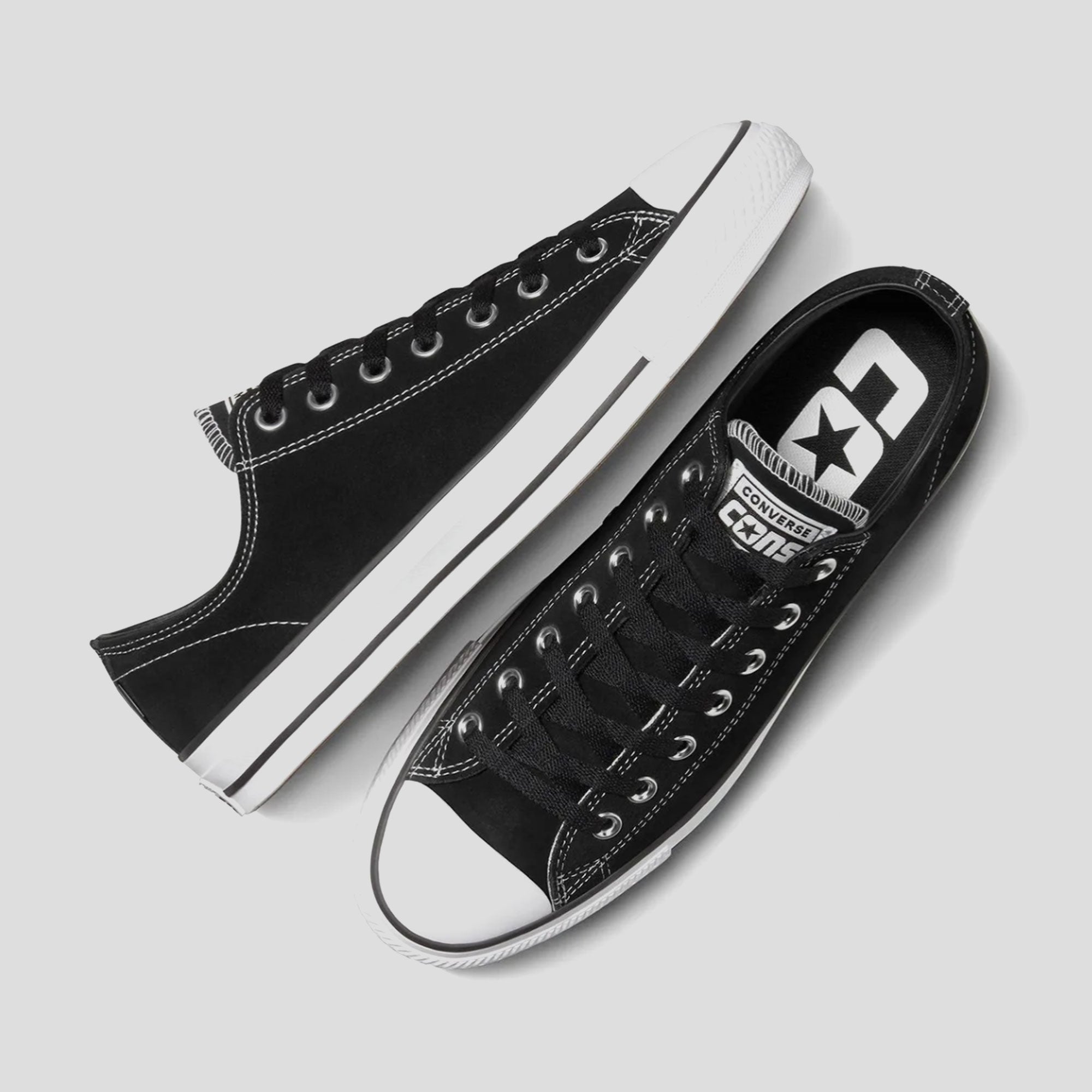 Suede Converse 2000s Pro Leather Cons AS-1 Pro Suede Black/Black