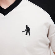 Pass~Port Workers Stripe Organic Jersey - Bone / Black