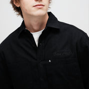 Pass~Port Ovalit Herringbone Long Sleeve Shirt - Black