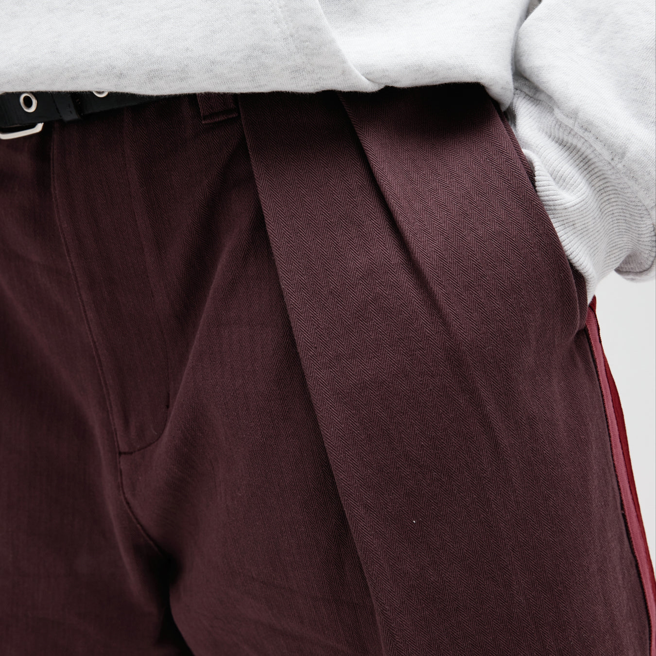 Pass~Port Leagues Club Short - Side Stripe Plum