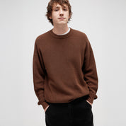 Pass~Port Speckle Knit Sweater - Brown