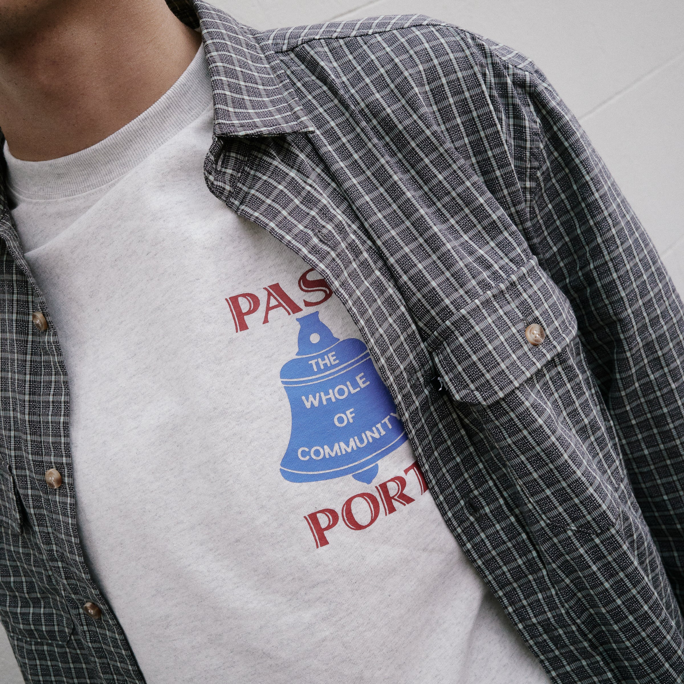 Pass~Port Communal Bell Tee - Ash