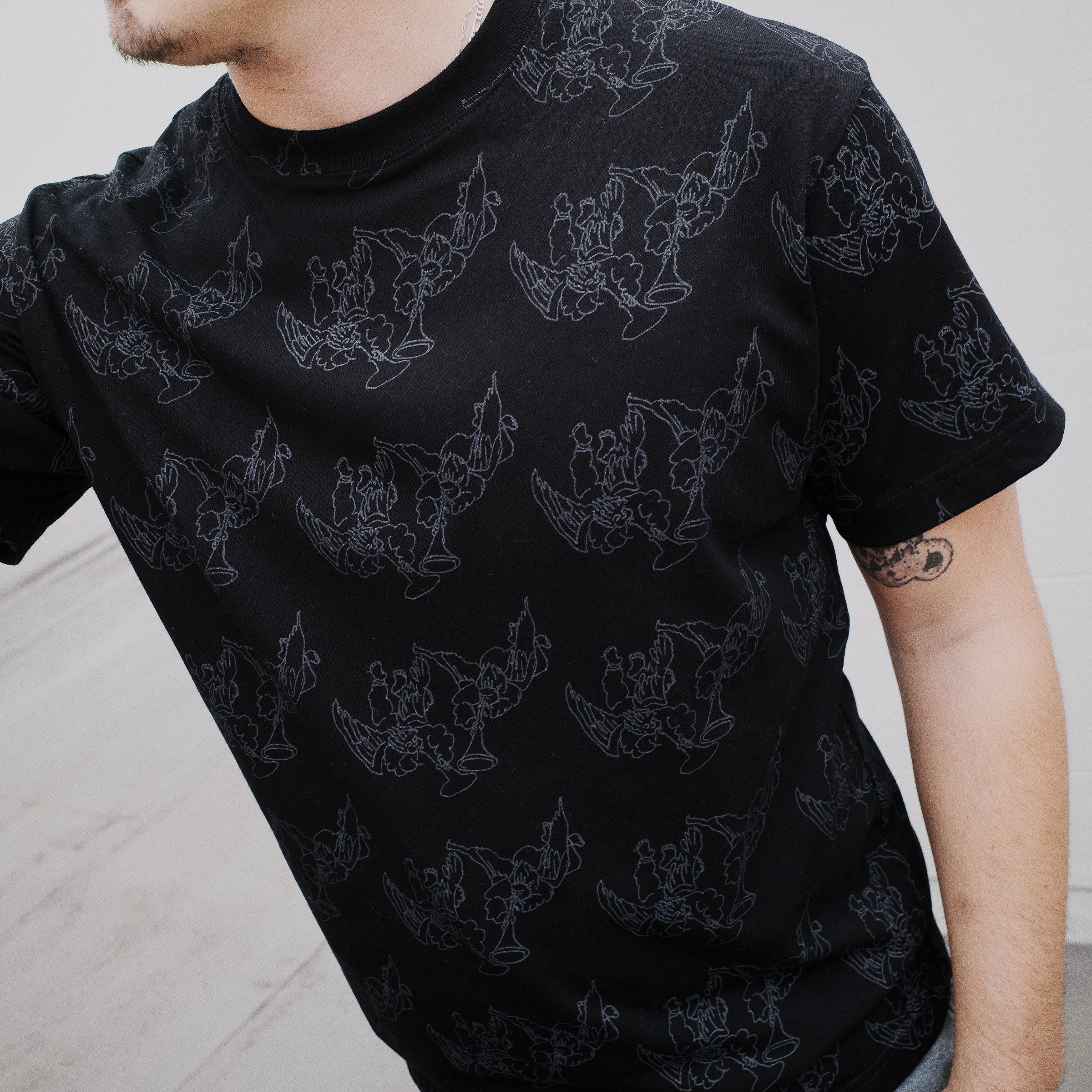 Pass~Port Trumpets Tee - Black