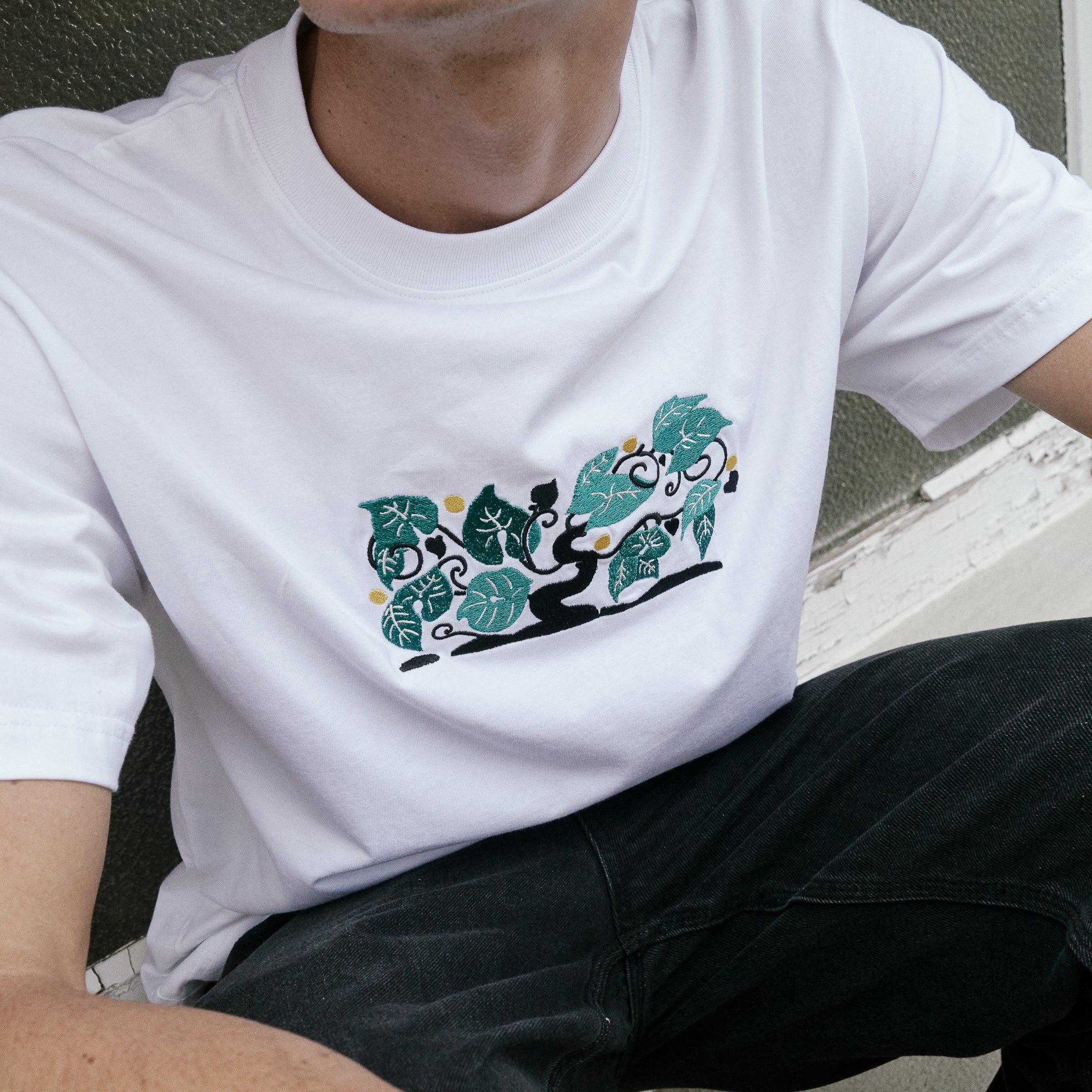 Pass~Port Orchard Organic Tee - White