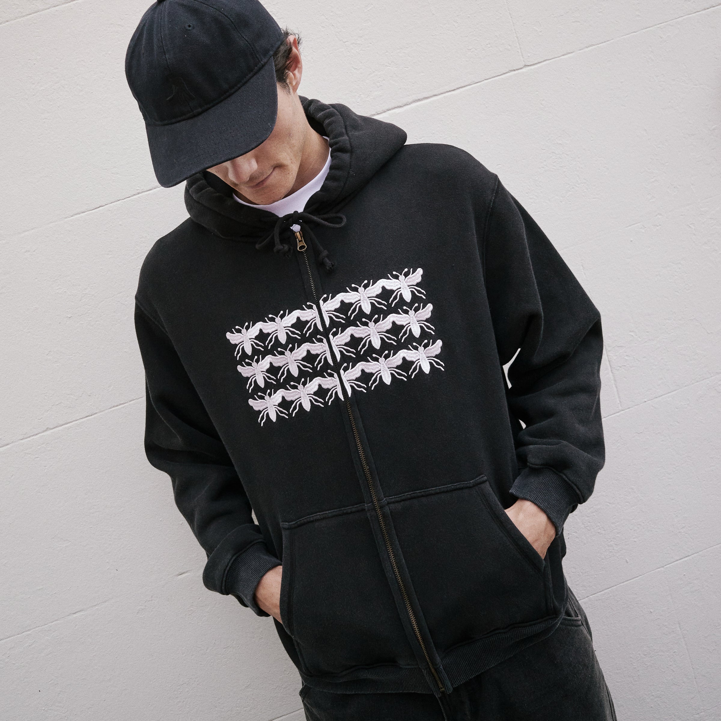 Passcode黒 Lサイズ パーカー Pass~Port Scissorcraft Zip Hood - Black