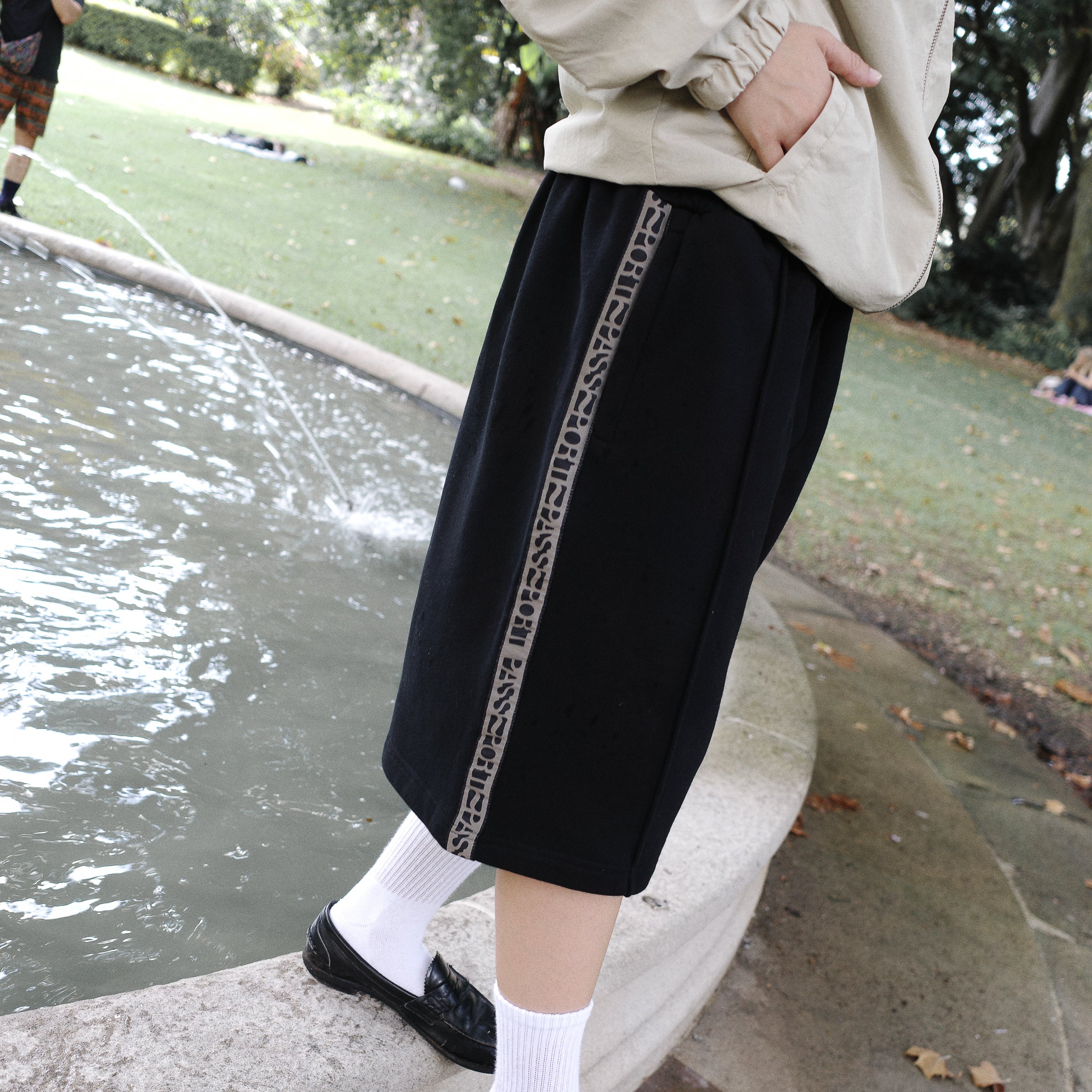 Pass~Port Rough Neg Organic Fleece Shorts - Black