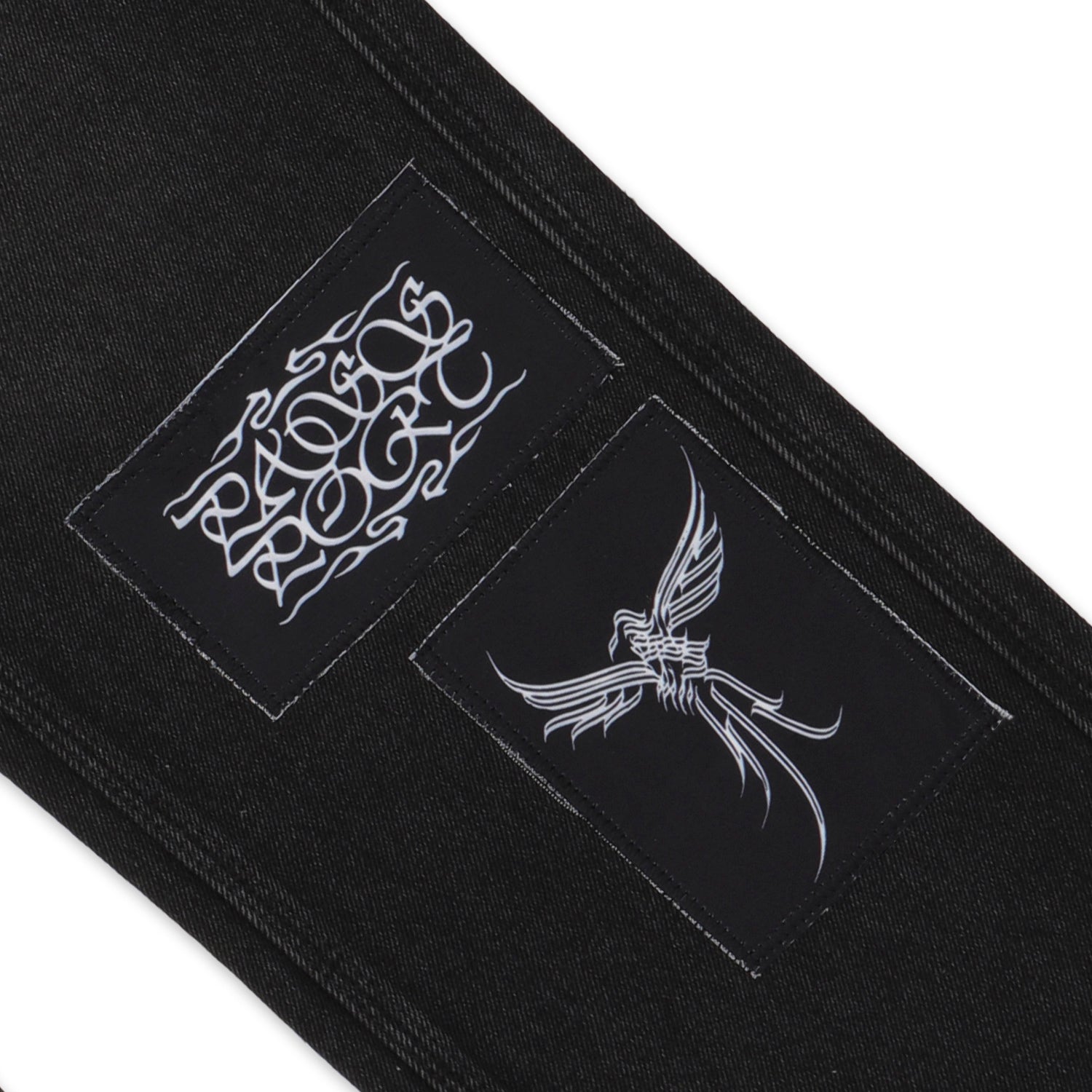 Pass~Port Calligraphy Workers Club Straight Leg Jean - Faded Wash Black