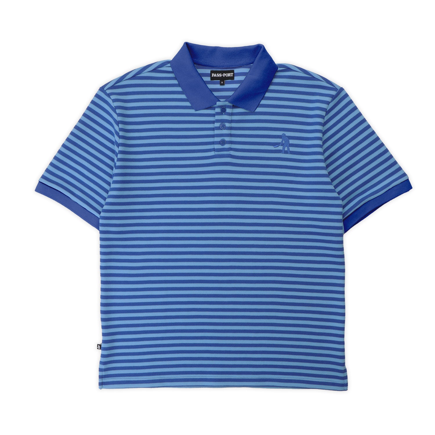 Pass~Port Striped Polo - Blue