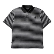 Pass~Port Striped Polo - Black