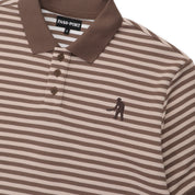 Pass~Port Striped Polo - Brown
