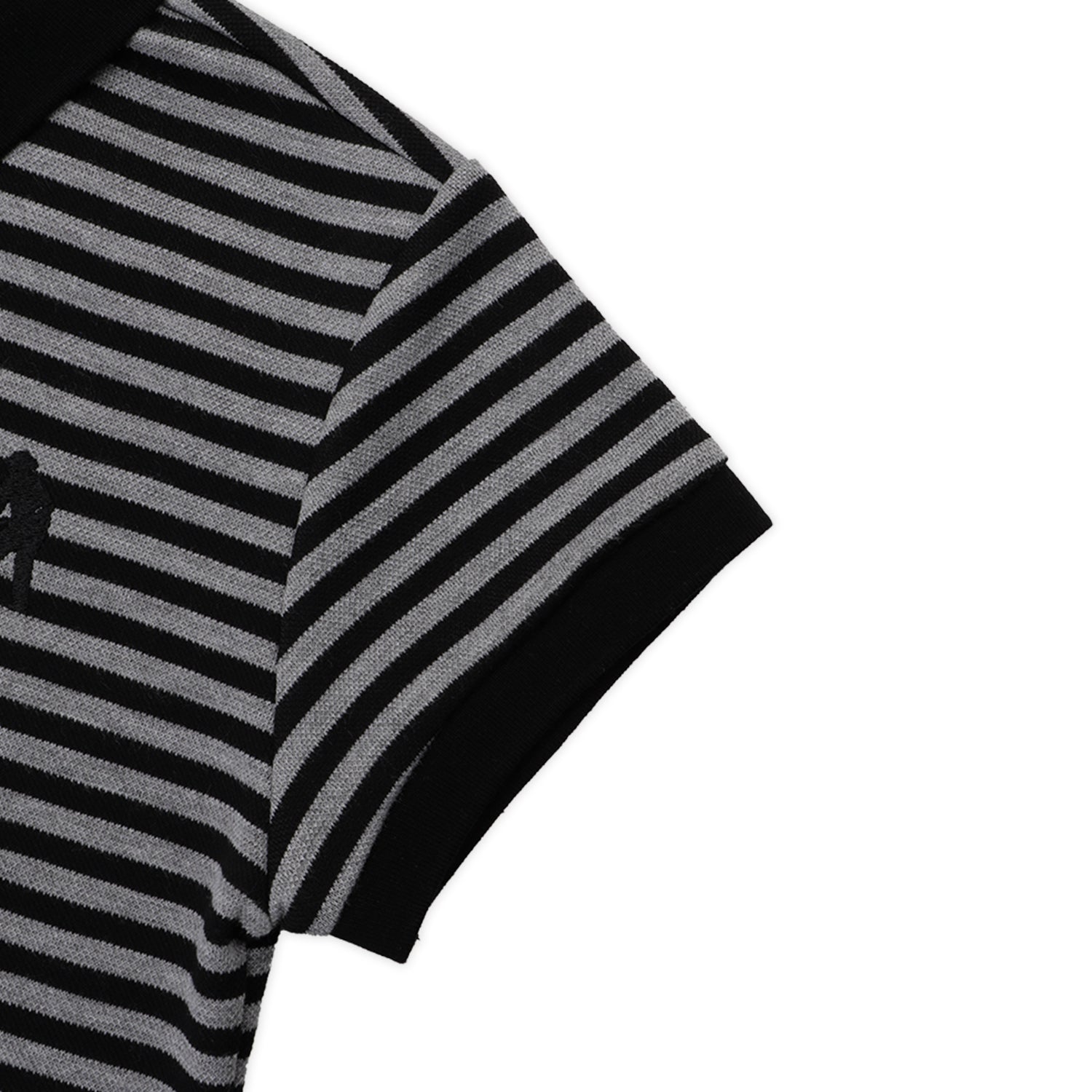 Pass~Port Striped Baby Polo - Black