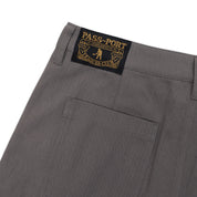 Pass~Port Leagues Club Short - Side Stripe Grey