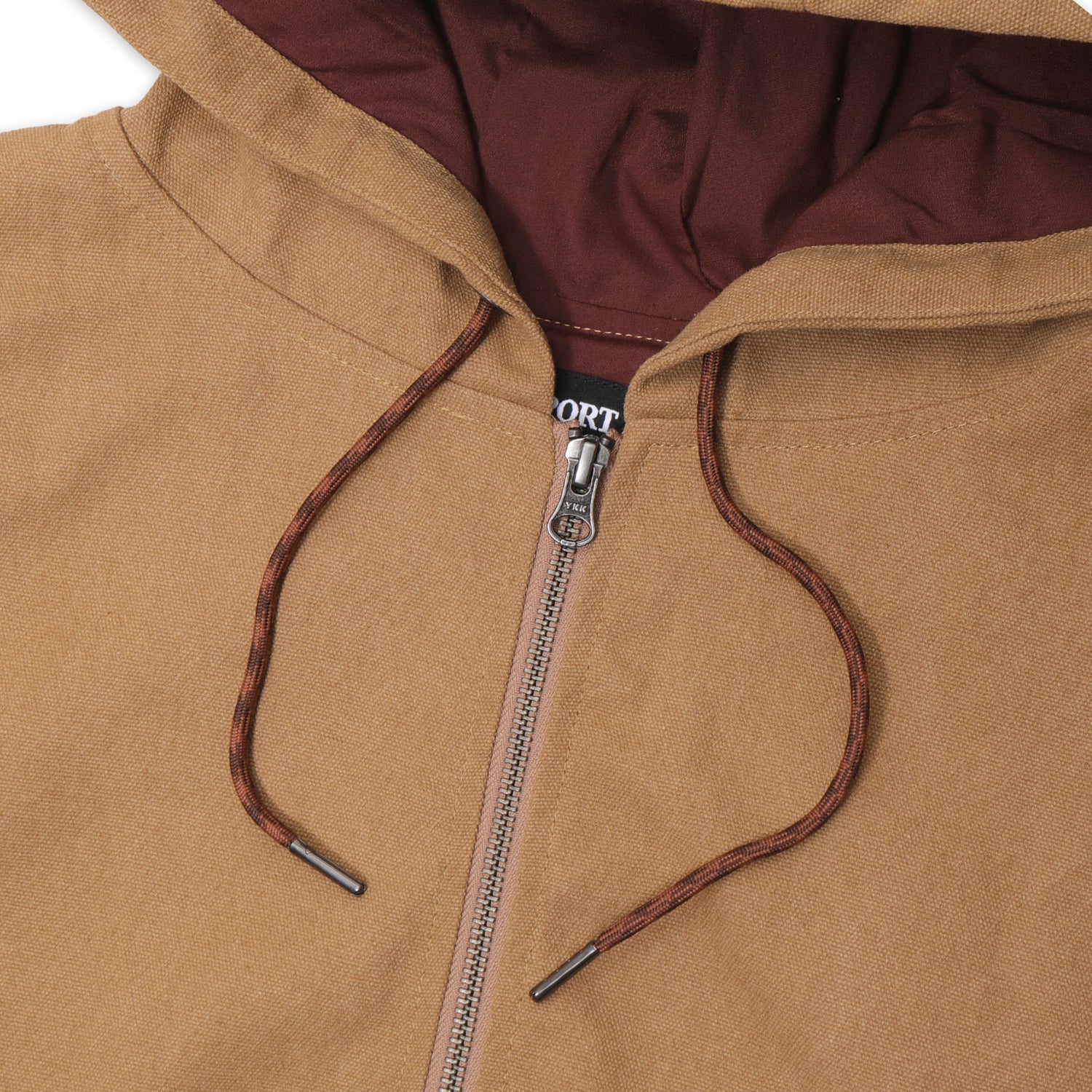 Pass~Port Diggers Zip Hood - Camel