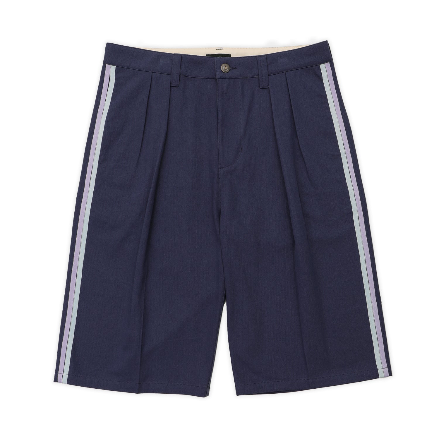 Pass~Port Leagues Club Short - Side Stripe Navy