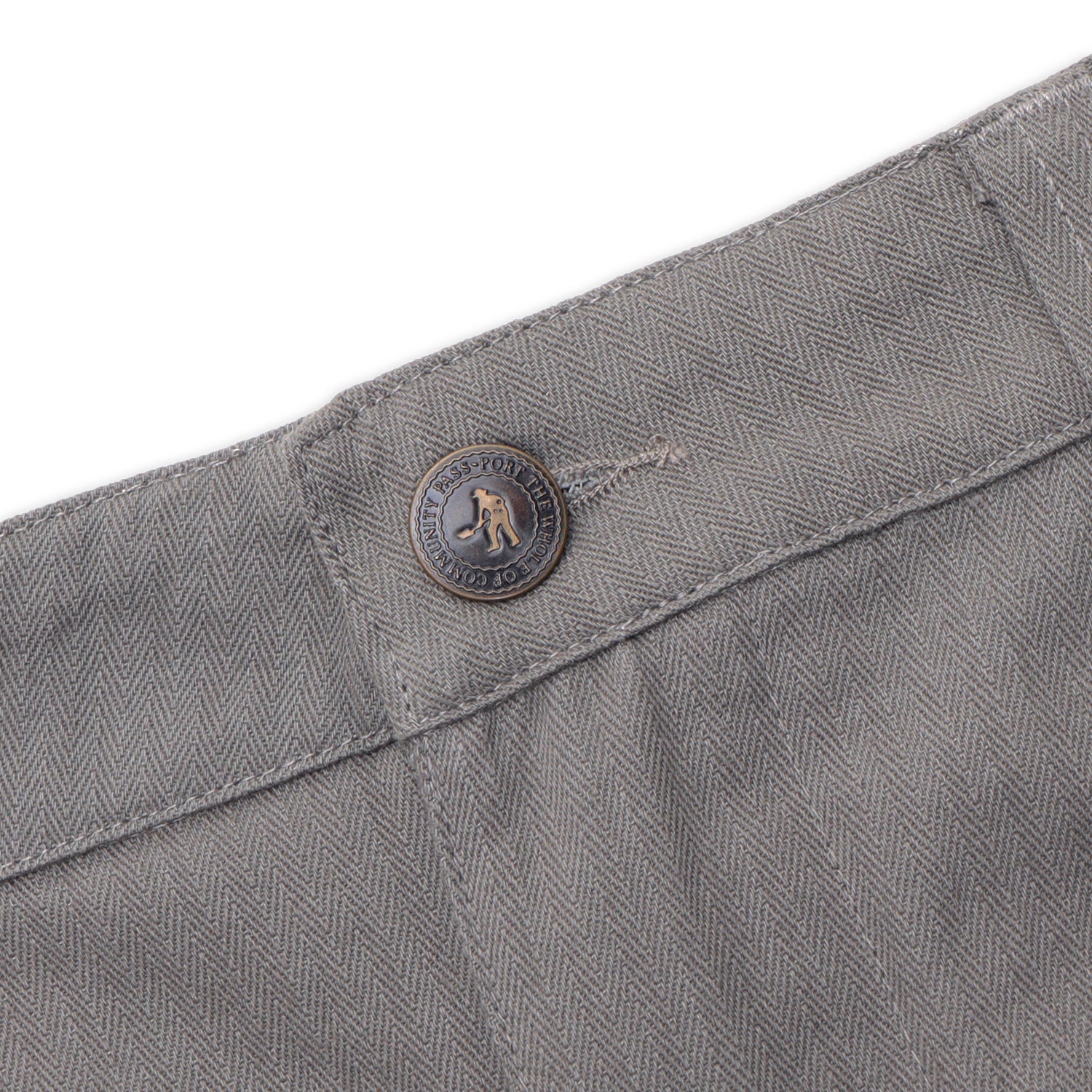 Pass~Port Leagues Club Pant - Side Stripe Grey