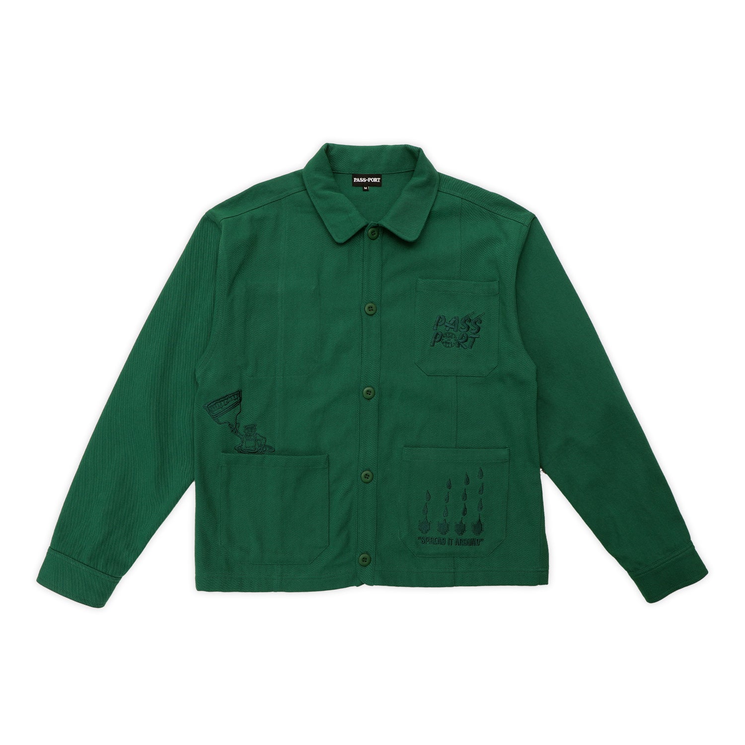 Pass~Port Shop Rules Painters Jacket - Prussian Green