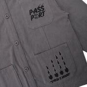 Pass~Port Shop Rules Painters Jacket - Grey