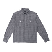 Pass~Port Workers Check Long Sleeve Shirt - Graphite