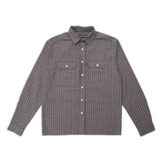 Pass~Port Workers Check Long Sleeve Shirt - Sangria