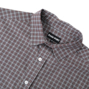 Pass~Port Workers Check Short Sleeve Shirt - Sangria