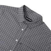 Pass~Port Workers Check Long Sleeve Shirt - Graphite