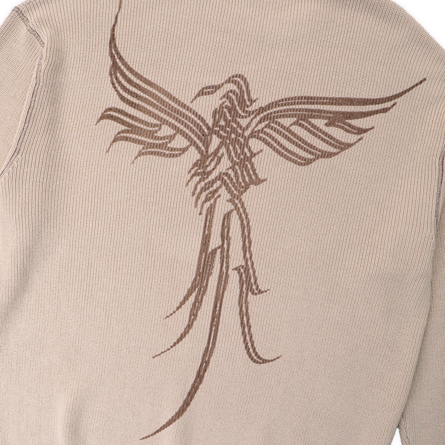Pass~Port Calligraphy Knit Sweater - Sand