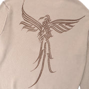 Pass~Port Calligraphy Knit Sweater - Sand