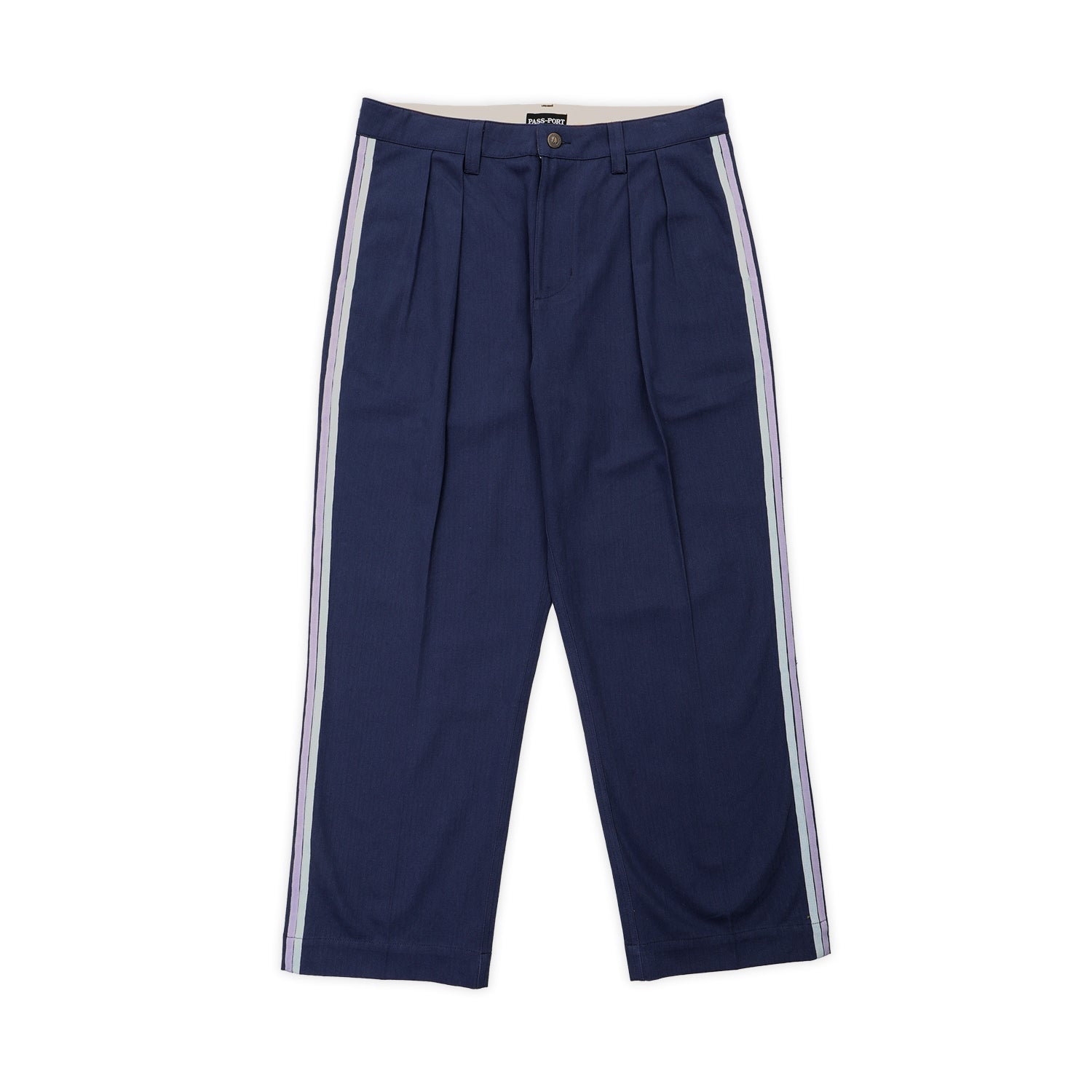 Pass~Port Leagues Club Pant - Side Stripe Navy