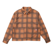 Pass~Port Workers Plaid Jacket - Burnt Orange