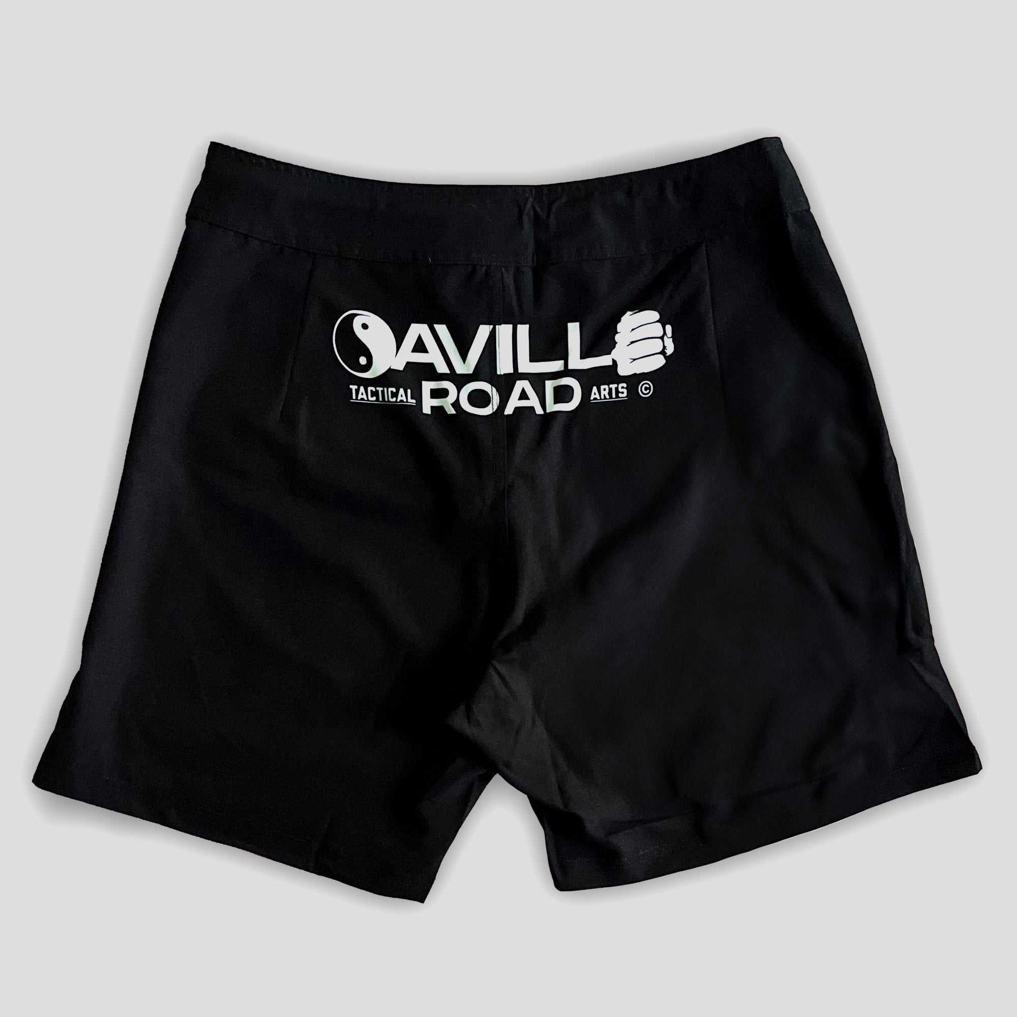 Saville Road Peace Boardshort- Black / White