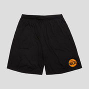 Quartersnacks 70s Logo Gym Short - Black