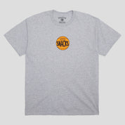 Quartersnacks 70s Logo Tee - Heather Grey