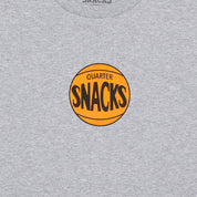 Quartersnacks 70s Logo Tee - Heather Grey