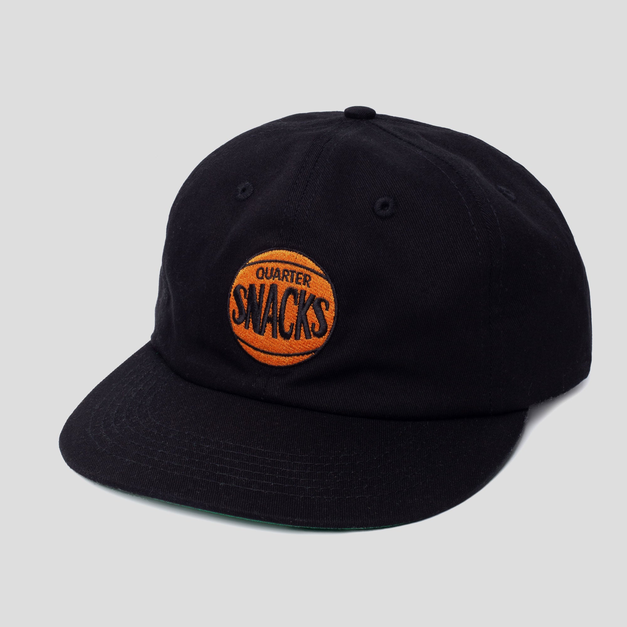 Quartersnacks 70s Logo Cap - Black