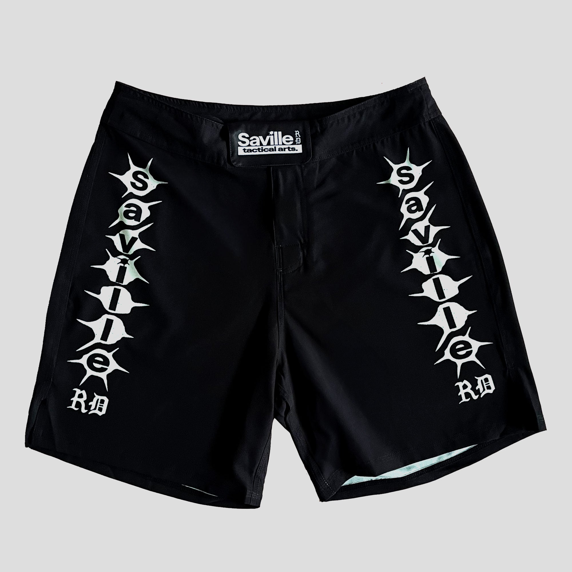 Saville Road Gish Boardshort- Black / White