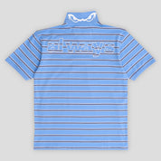 Always Do What You Should Do Educated Applique Polo - Blue / White