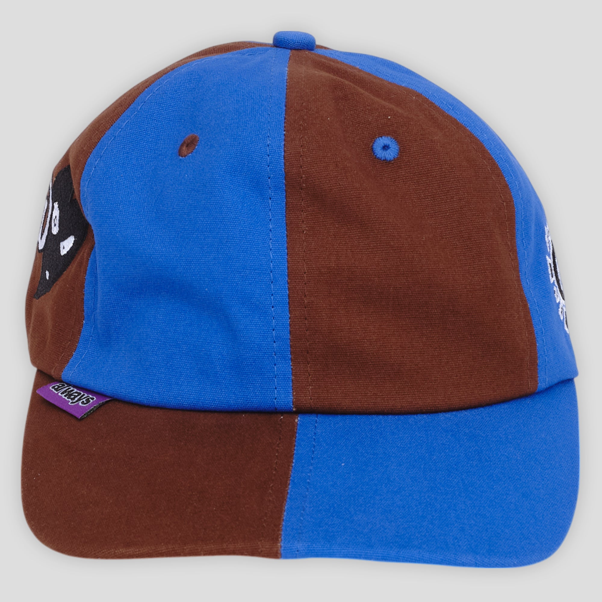 Always Do What You Should Do 2 Tone 6 Panel Cap - Burgundy / Blue