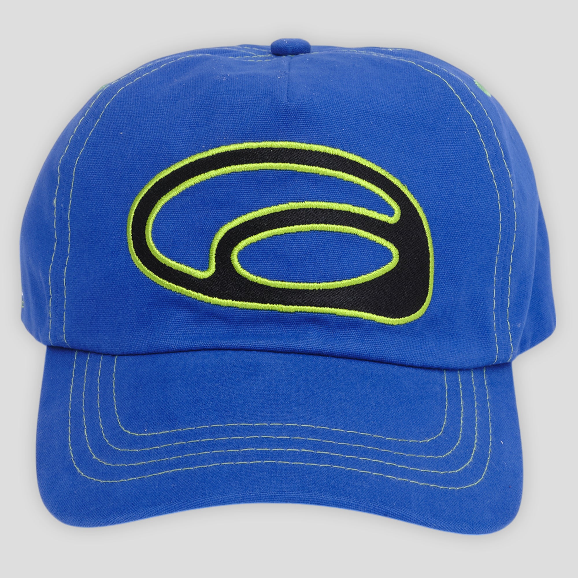 Always Do What You Should Do Oval Logo Contrast Cap - Blue
