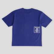 Always Do What You Should Do Stencil Tee - Navy
