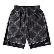 Always Do What You Should Do Reversible Cross Plaid Shorts - Black / Black