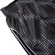 Always Do What You Should Do Reversible Cross Plaid Shorts - Black / Black