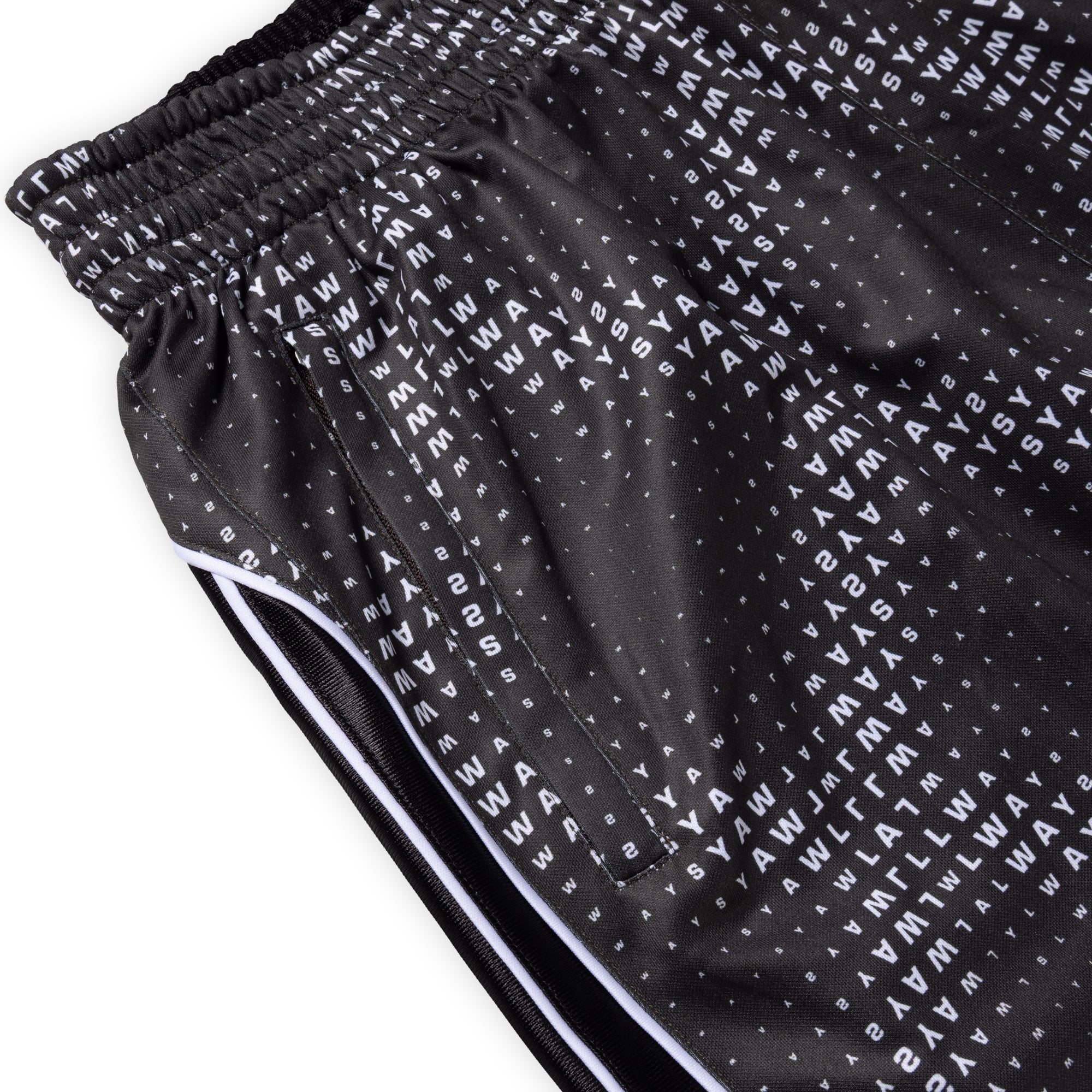 Always Do What You Should Do Reversible Cross Plaid Shorts - Black / Black