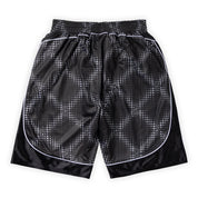 Always Do What You Should Do Reversible Cross Plaid Shorts - Black / Black