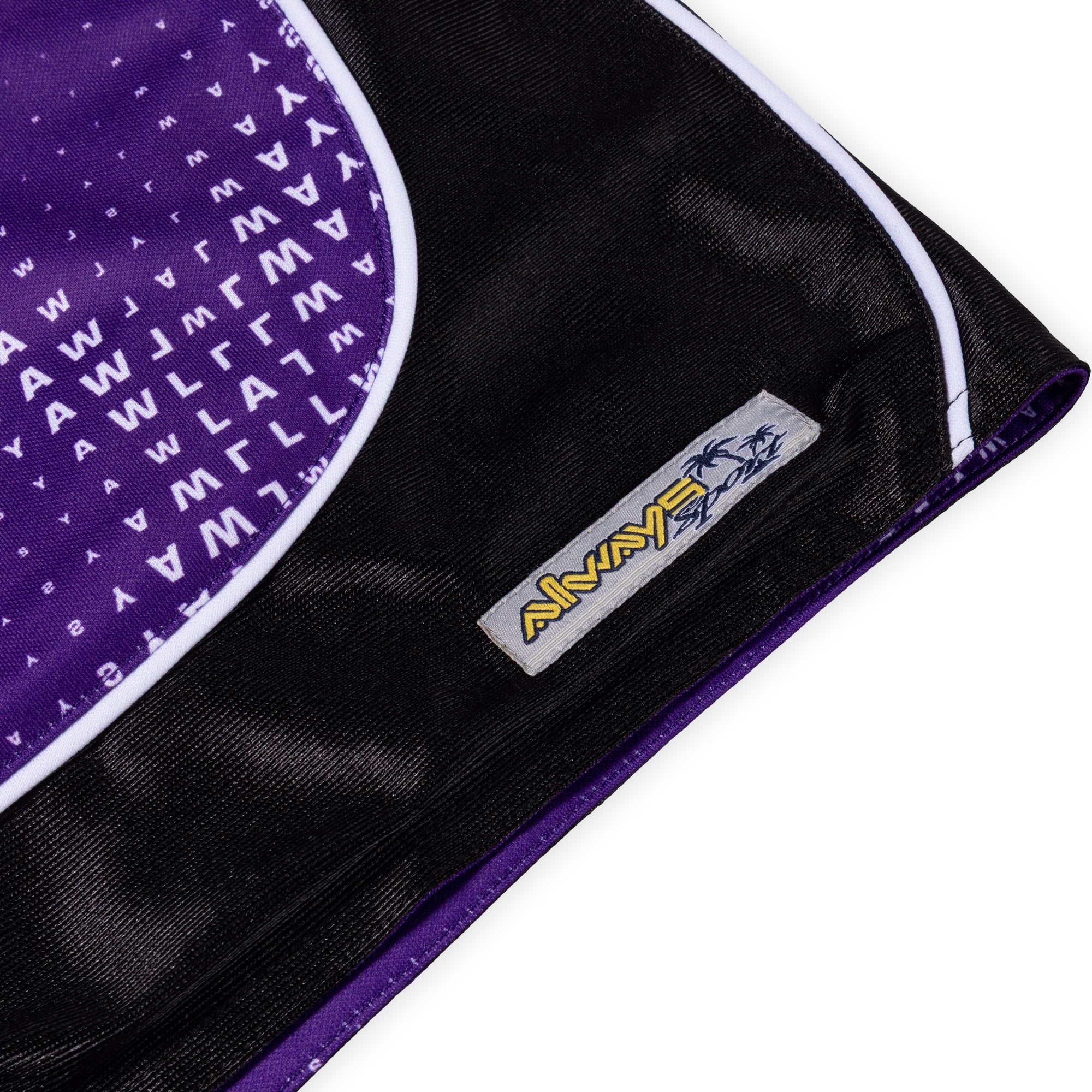 Always Do What You Should Do Reversible Cross Plaid Shorts - Purple / Black