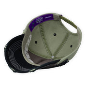 Always Do What You Should Do 5 Panel Human Logo Cap - Sage / Grey / Black
